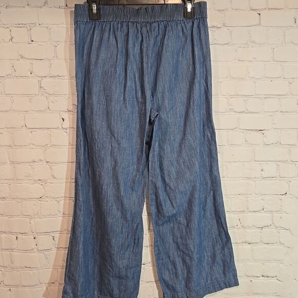 J.Crew Factory wide leg pull on pants size 2 - Picture 5 of 8